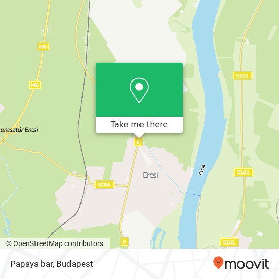 Papaya bar map