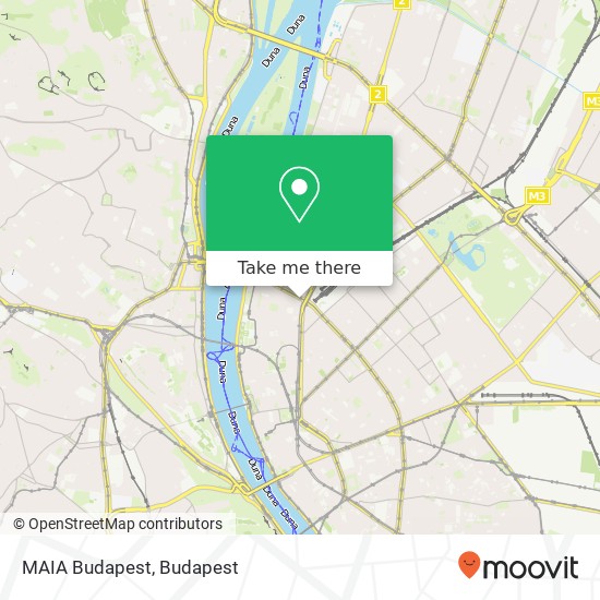 MAIA Budapest map