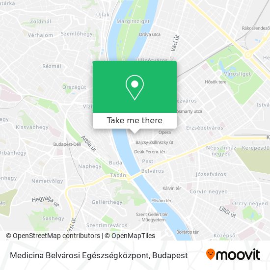 Medicina Belvárosi Egészségközpont map