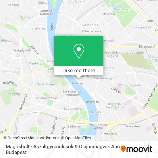 Magosbolt - Aszaltgyümölcsök & Olajosmagvak Abc map