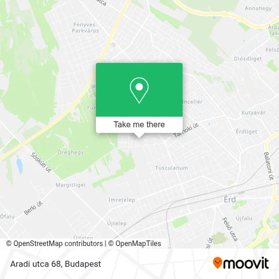 Aradi utca 68 map