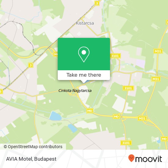 AVIA Motel map