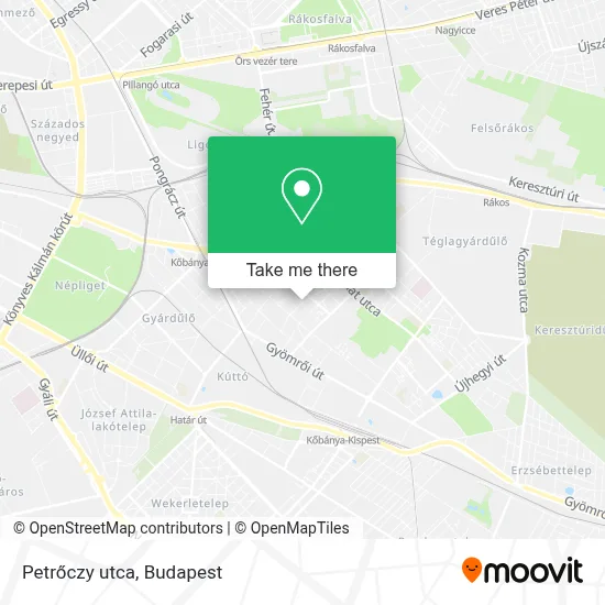 Petrőczy utca map