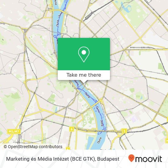 Marketing és Média Intézet (BCE GTK) map