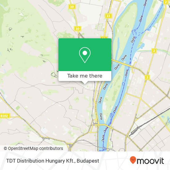 TDT Distribution Hungary Kft. map