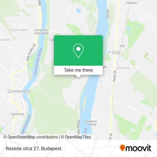 Rezeda utca 27 map