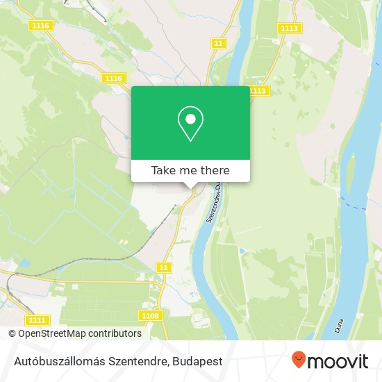 Autóbuszállomás Szentendre map