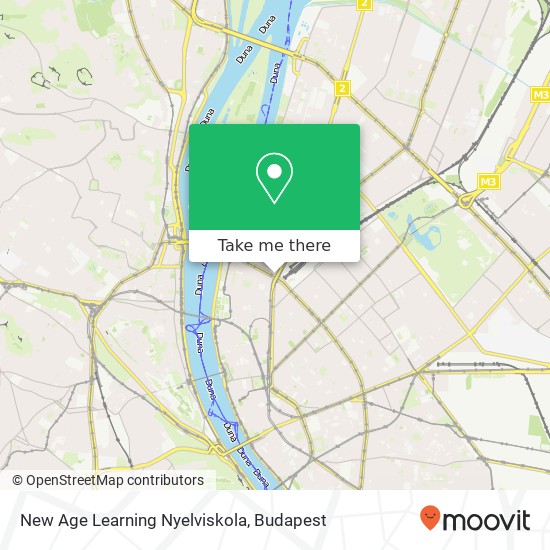 New Age Learning Nyelviskola map