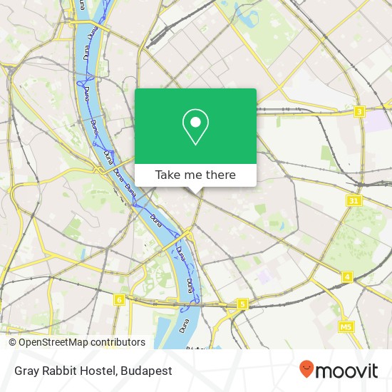 Gray Rabbit Hostel map