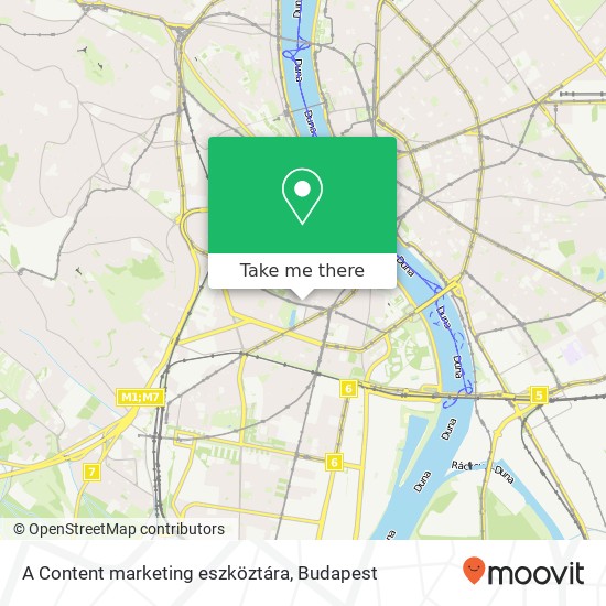 A Content marketing eszköztára map