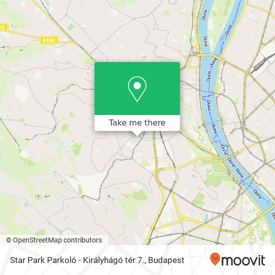 Star Park Parkoló - Királyhágó tér 7. map