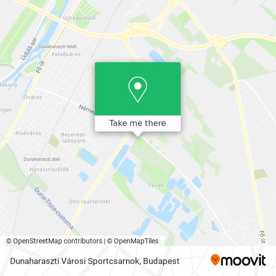 Dunaharaszti Városi Sportcsarnok map