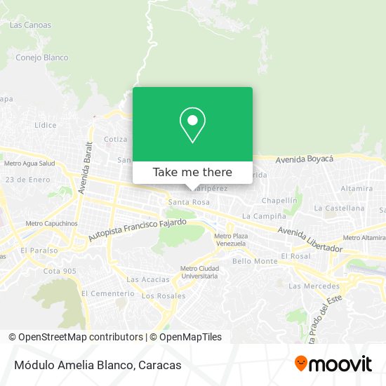 Módulo Amelia Blanco map