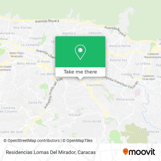 Residencias Lomas Del Mirador map