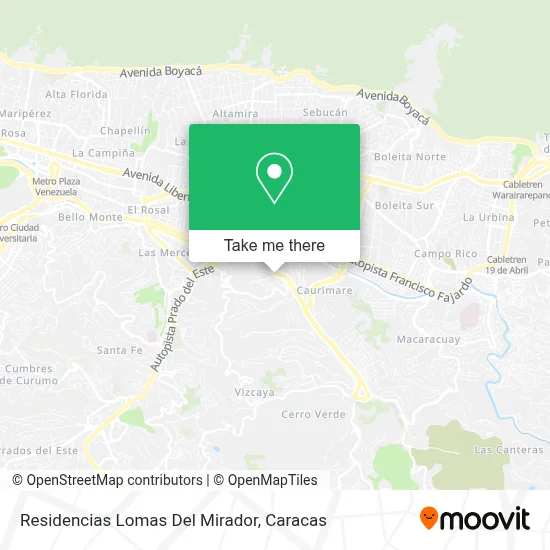 Residencias Lomas Del Mirador map
