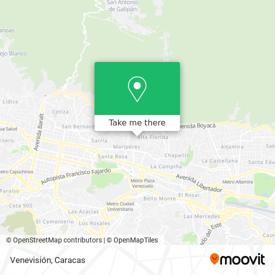 Venevisión map