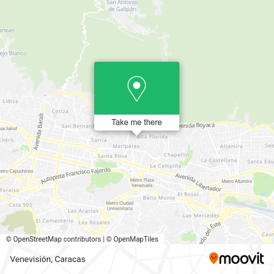 Venevisión map