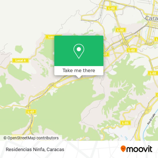 Mapa de Residencias Ninfa