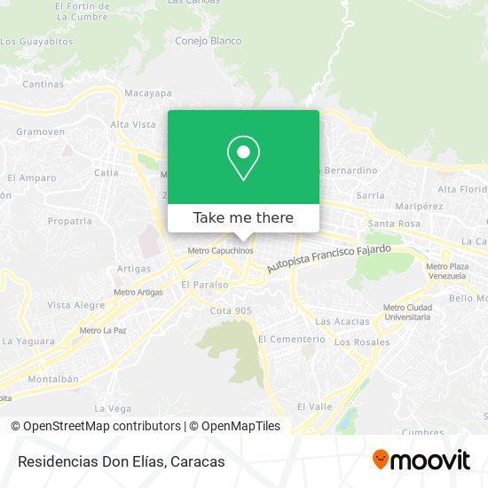 Residencias Don Elías map