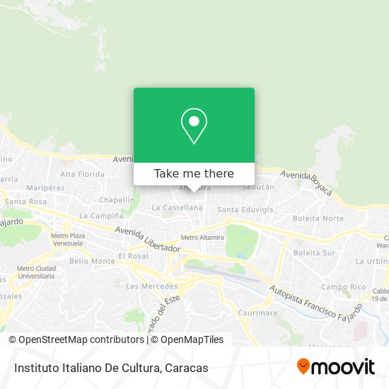 Instituto Italiano De Cultura map