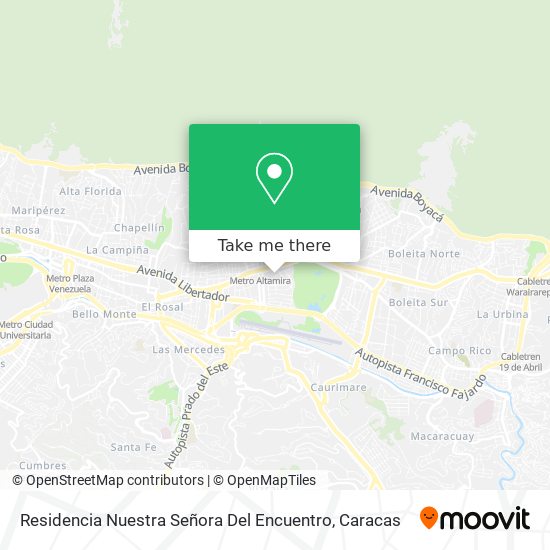 Residencia Nuestra Señora Del Encuentro map