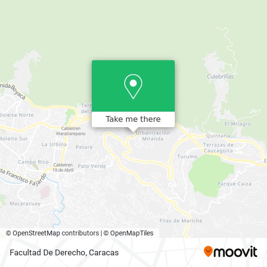 Mapa de Facultad De Derecho