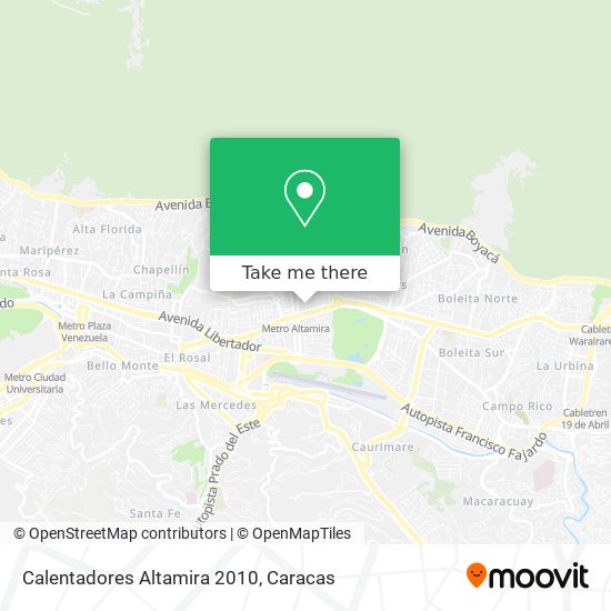 Calentadores Altamira 2010 map