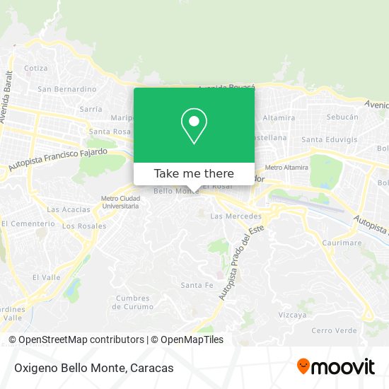 Oxigeno Bello Monte map