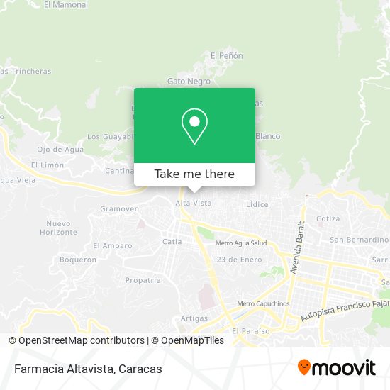 Farmacia Altavista map