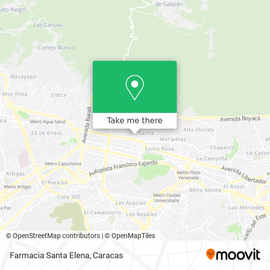 Farmacia Santa Elena map