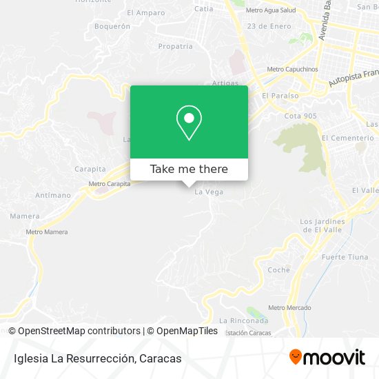 Mapa de Iglesia La Resurrección