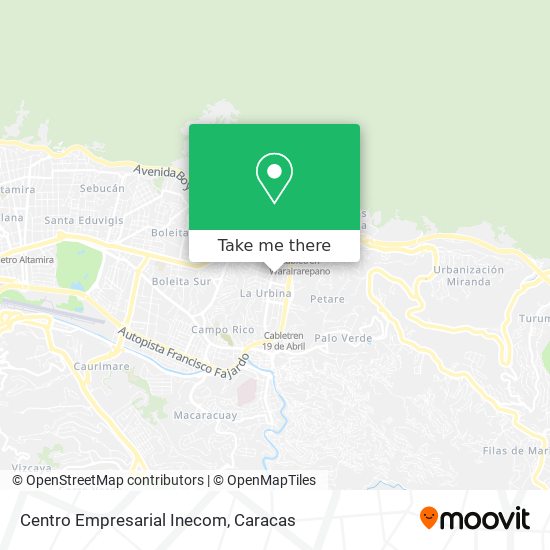Centro Empresarial Inecom map