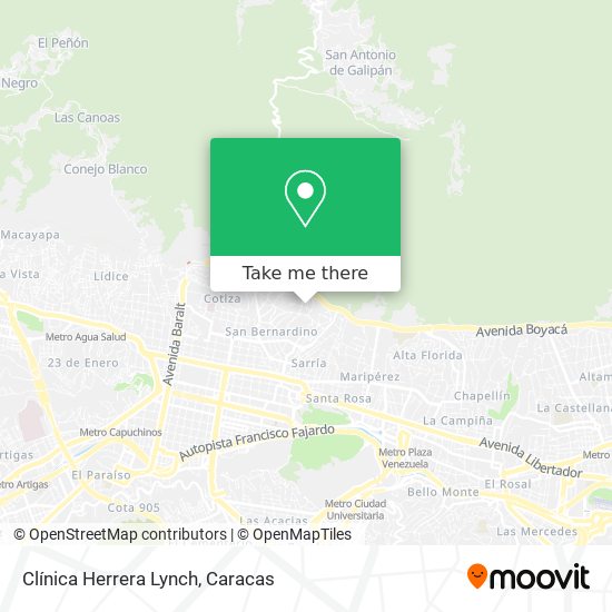 Clínica Herrera Lynch map