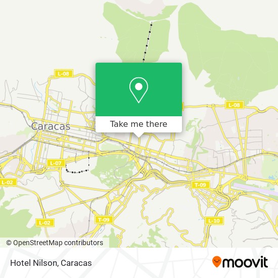 Hotel Nilson map