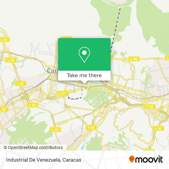 Industrial De Venezuela map