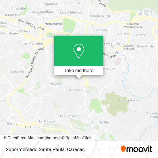 Supermercado Santa Paula map