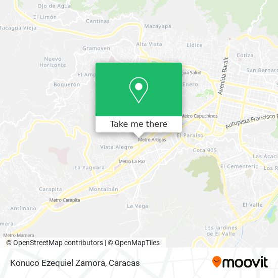 Konuco Ezequiel Zamora map