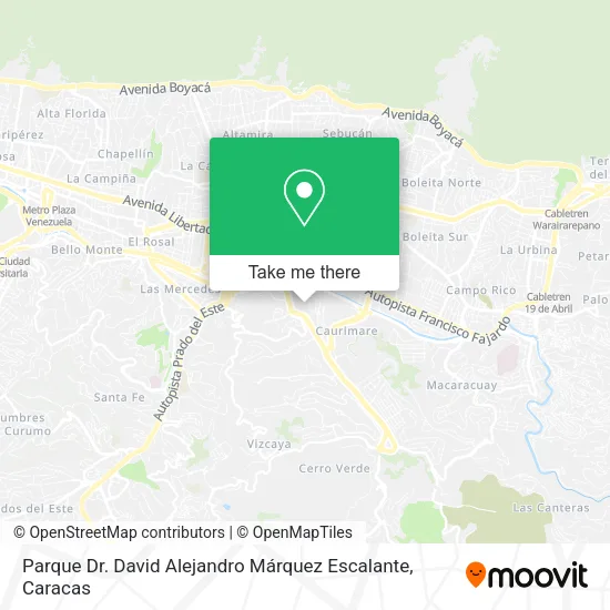 Parque Dr. David Alejandro Márquez Escalante map