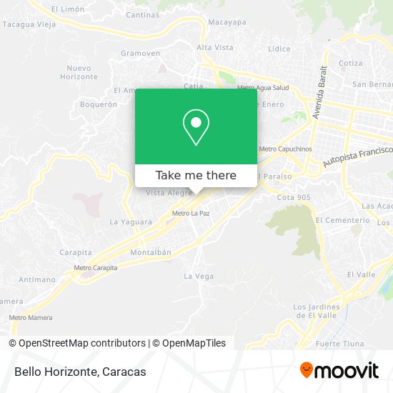 Bello Horizonte map