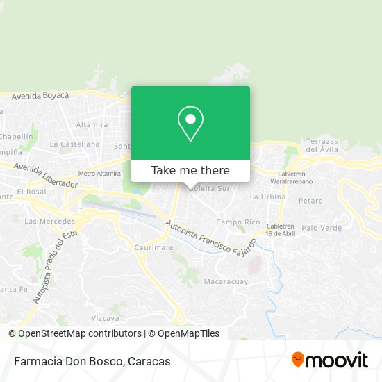 Farmacia Don Bosco map
