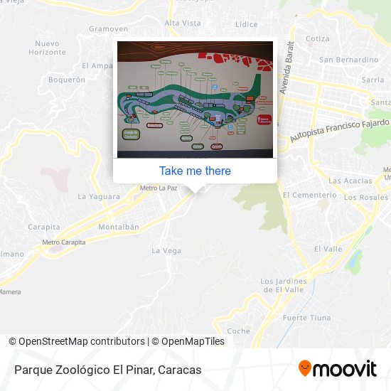 Parque Zoológico El Pinar map