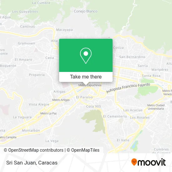 Sri San Juan map