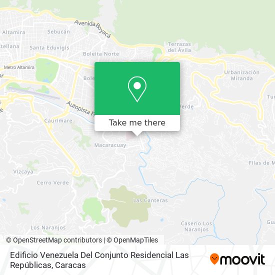 Edificio Venezuela Del Conjunto Residencial Las Repúblicas map