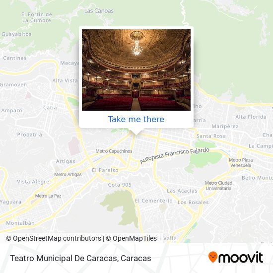 Teatro Municipal De Caracas map