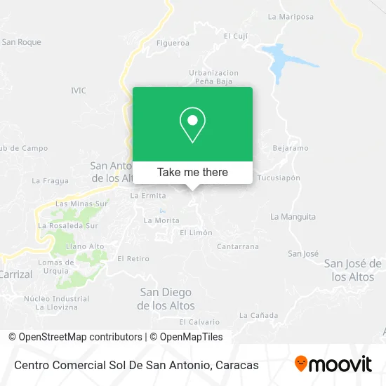 Centro Comercial Sol De San Antonio map