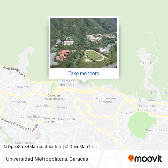 Universidad Metropolitana map