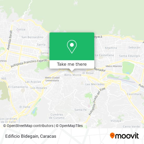 Edificio Bidegain map