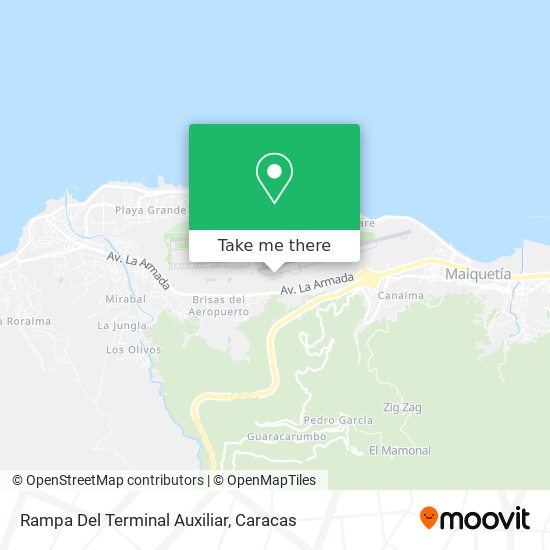 Rampa Del Terminal Auxiliar map