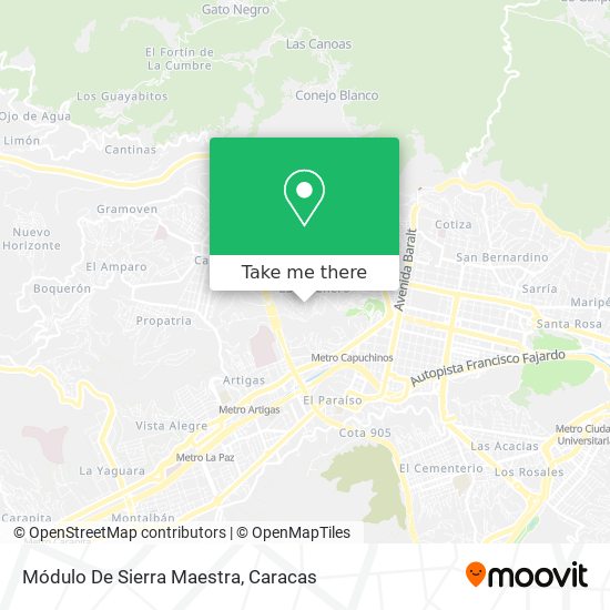 Módulo De Sierra Maestra map