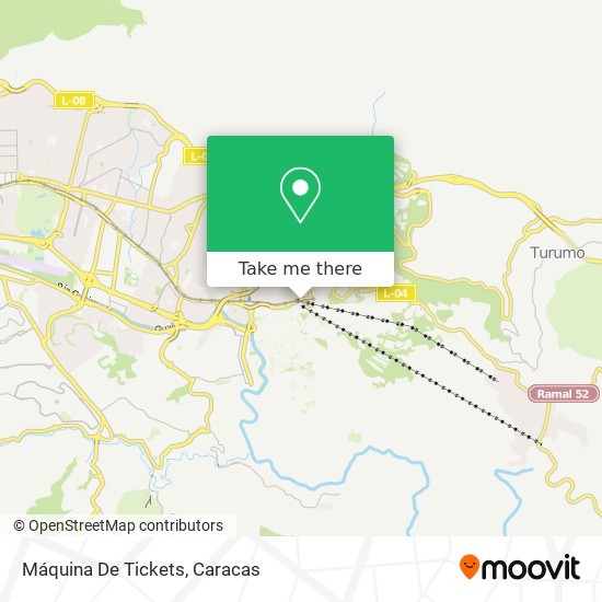 Máquina De Tickets map